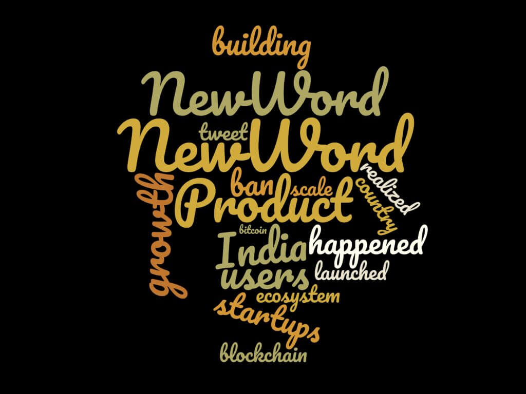 Word Cloud for Episode 25 :Nischal of WazirX On Scaling Two Startups