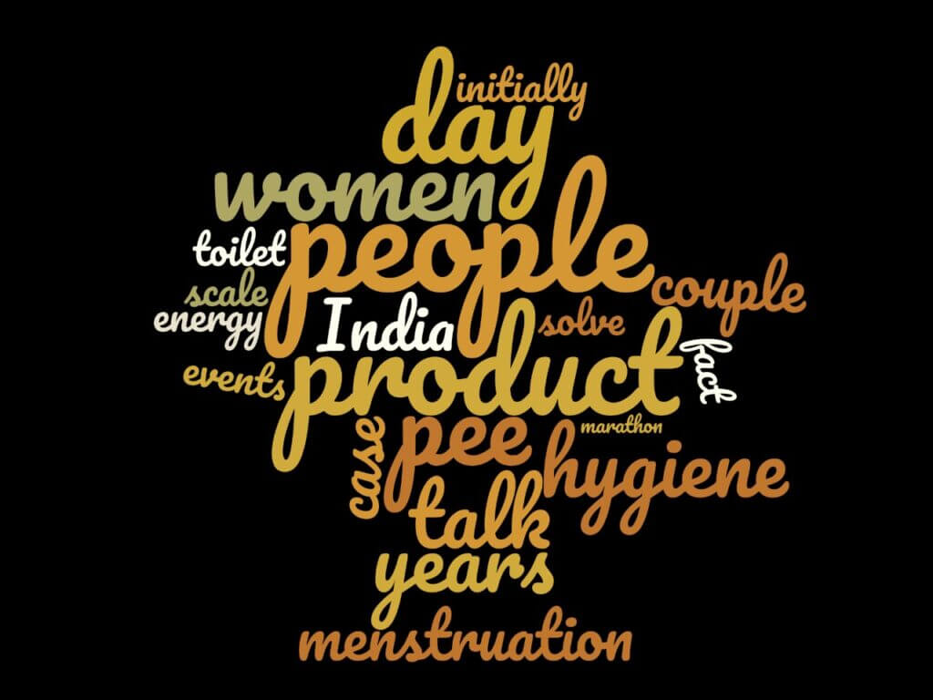 Word Cloud for Episode 26: Challenges in Scaling a Women's Health Startup  : Deep Bajaj of PeeBuddy