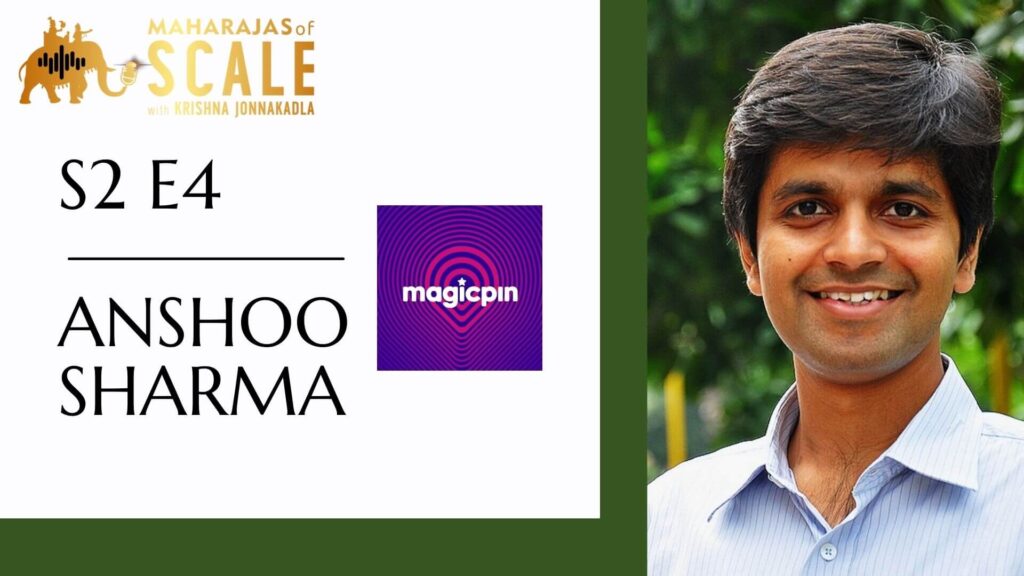 Title Image for episode with Anshoo Sharma of Magic Pin