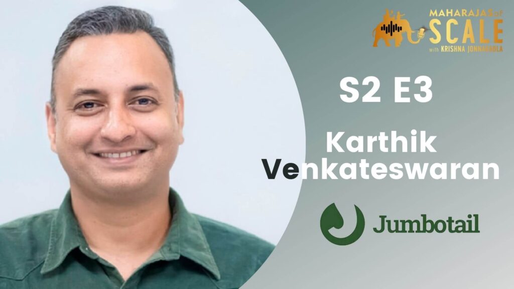 Karthik Venkateswaran of Jumbotail - Title Image